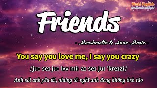 Học tiếng Anh qua bài hát - FRIENDS - (Lyrics+Kara+Vietsub) - Thaki English