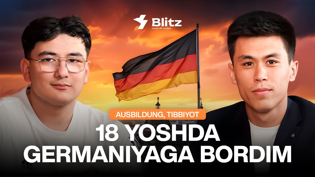 18 yoshda Germaniyada Tibbiyot yo'nalishida Ausbildung | 5-Podcast