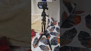 DSLR tripod used to DJI Action 4 #mtbbike #newbiemotovlogph #specialized #adventurebike #mtbholidays