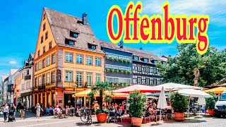 Offenburg City Germany 🇩🇪 Walking tour, 4k video