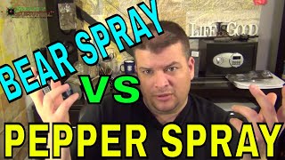 Survival Myth: Bear Spray VS Self Defense Pepper Spray