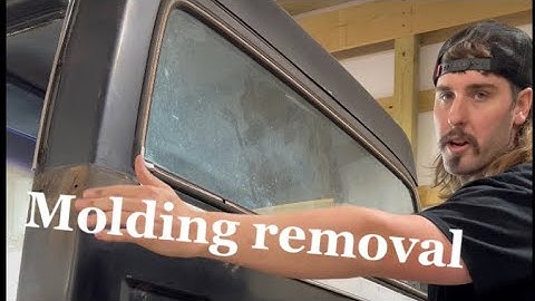 How to remove c10 c20 c30 back panel cab molding and corner moldings