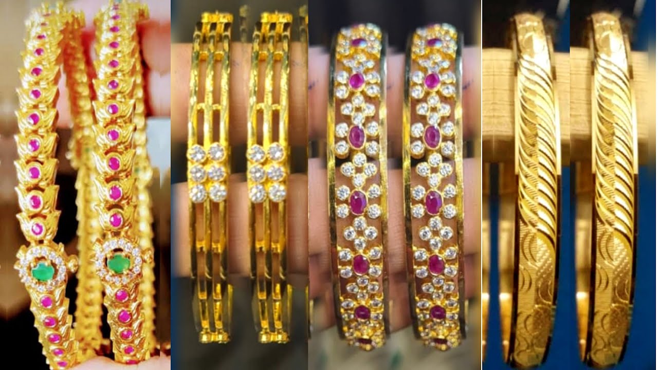 Buy Yellow Gold Bracelets & Bangles for Women by Bhima Jewels Online |  Ajio.com