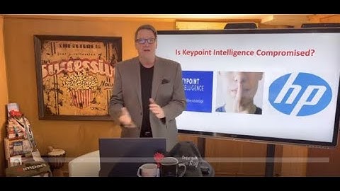 The End Of The Day With Ray! A redo! regarding Info Trends, Keypoint Intelligence! HP and Apogee!
