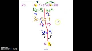 Multi-Step Equations Day 2