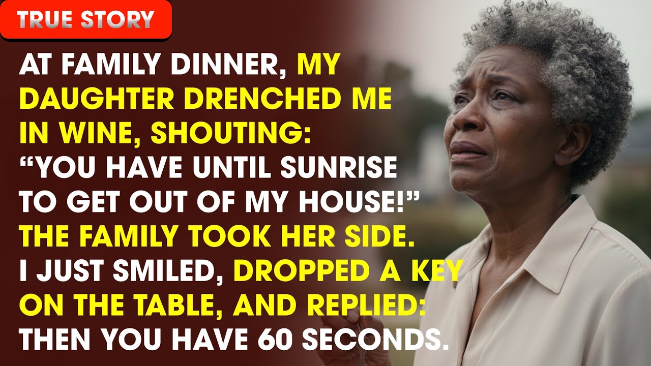 At Family Dinner, My Daughter Said, ‘You Have Until Sunrise to Get Out of My House!’ So I…