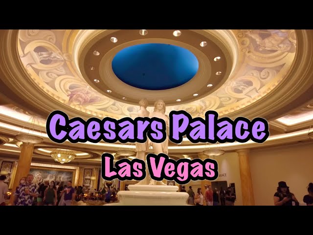 Caesars palace tour - 4k video walking tour 