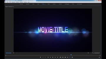 승희쌤의 프리미어 영상수업, Bokeh title 파티클 보케 타이틀