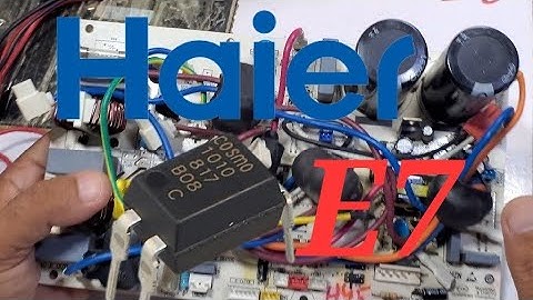Haier Dc inverter AC E7 error code #227