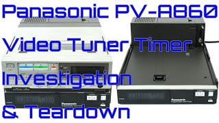 EW0167 - Panasonic PV-A860 Portable VCR Tuner Teardown Investigation
Today we look inside a Docking Station style tuner / Timer, Panasonic PV-A860 that for Portable VCRs such as the Panasonic PV-800 and PV-9000 and the model with different brand names.
If you want to see more electronics and related things, follow me on Twitter: https://twitter.com/ElectricElecami
If you like the videos please consider supporting the channel: https://ko-fi.com/elecami EW0167 - Panasonic PV-A860 Portable VCR Tuner Teardown Investigation