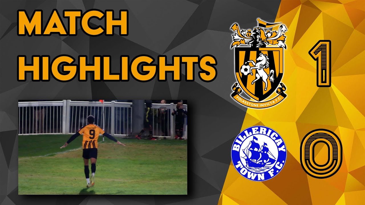 Highlights | Folkestone Invicta 1-0 Billericay Town | Isthmian Premier Division