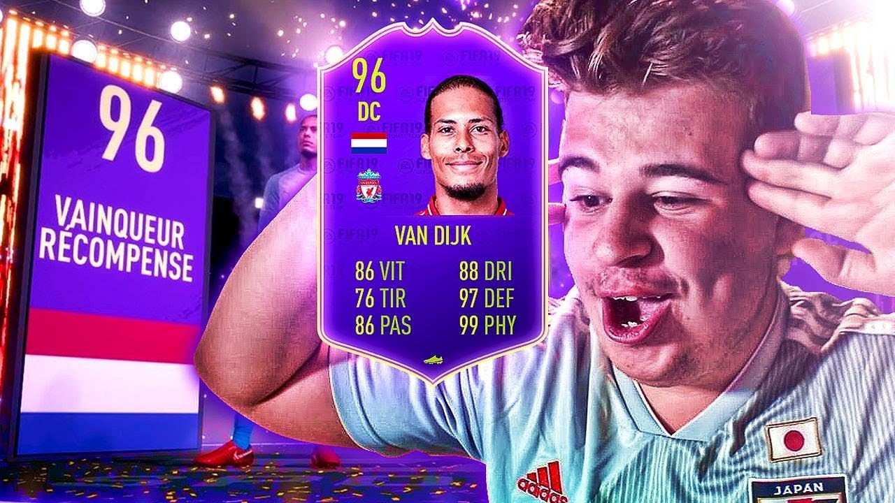 On DÉbloque La Carte Poty De Van Dijk 96 Fifa 19 Youtube