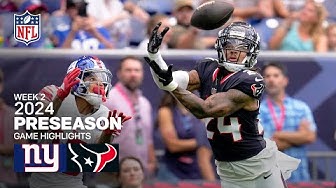 New York Giants vs. Houston Texans Highlights | 2024 Preseason Week 2 thumbnail