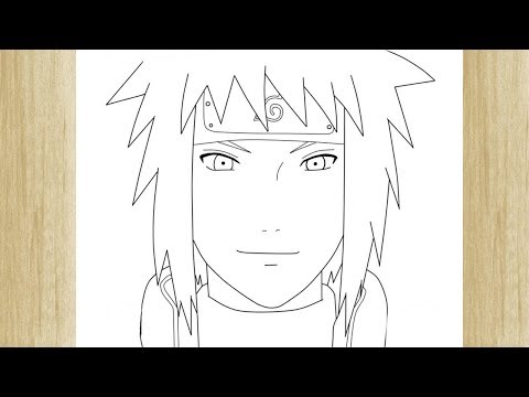 Como Desenhar o Minato / Kakashi / ( Naruto ) 