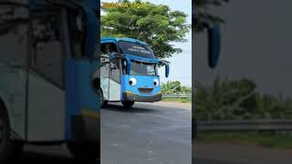 Di Sini Ada Truk Kontainer Truk Oleng Truk Tangki Bus Telolet Mirip Tayo Dan Teman Temannya Part 69