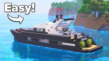 Minecraft: 10.000.000$ Luxury Yacht💵 | Tutorial