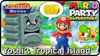 Mario Party Superstars Yoshis Tropical Island 4 Players Mario Vs Yoshi Vs Peach Vs Waluigi