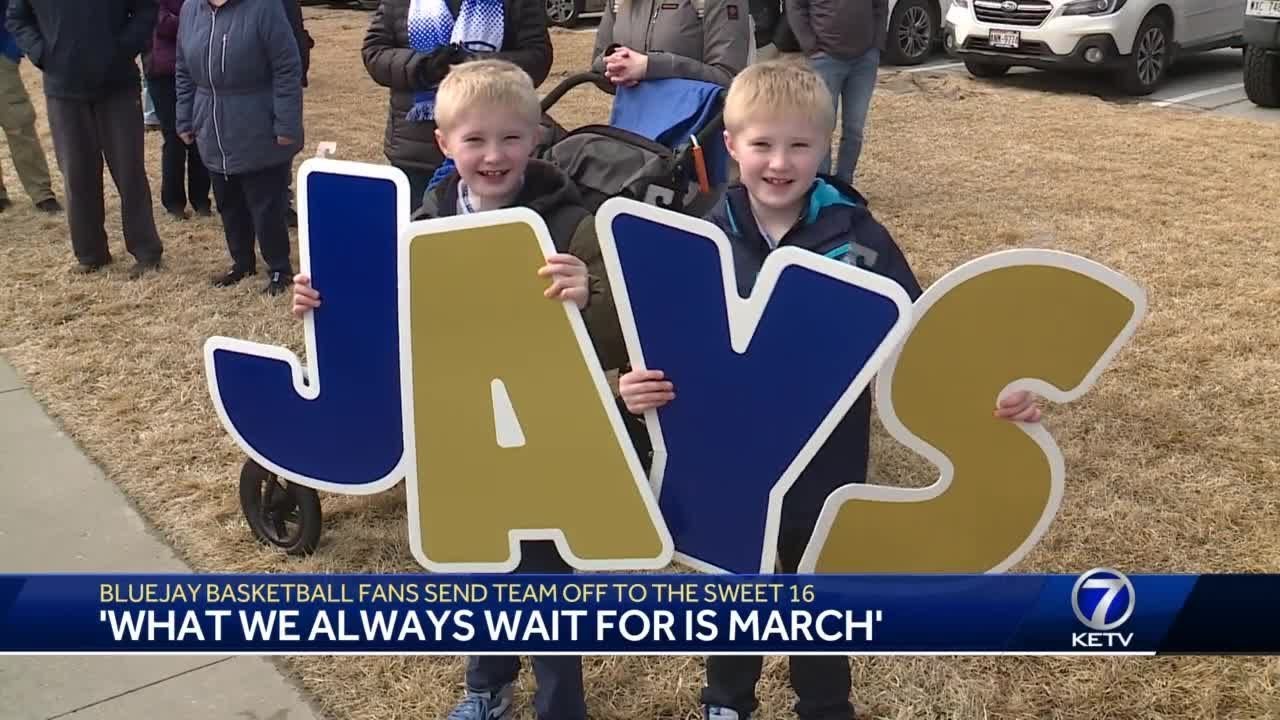 Creighton men's basketball team send off ahead of Sweet 16 YouTube