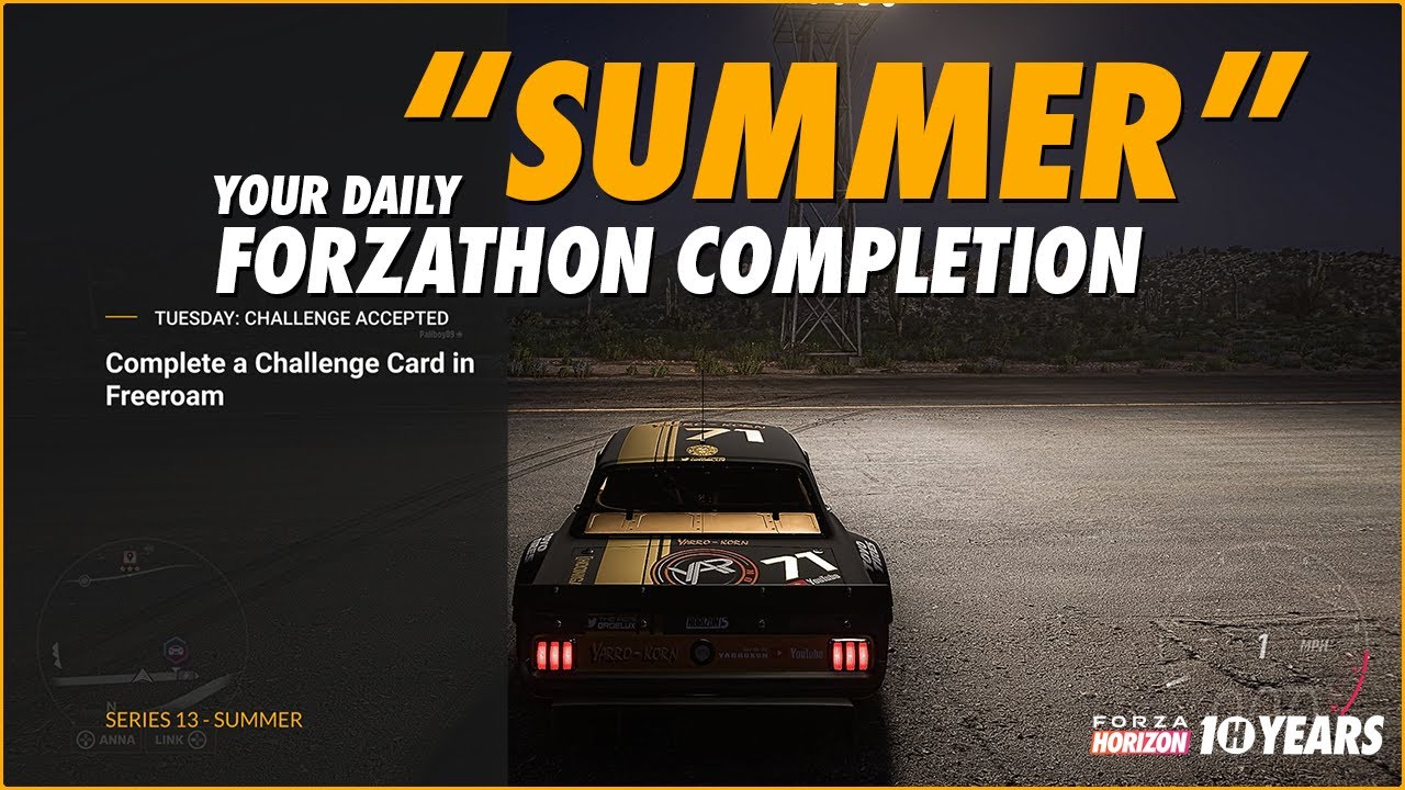 FH5 Series 14 Summer FORZATHON Daily Challenges YouTube