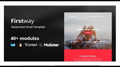 Firstway – Business Responsive Email Template 45+ Modules -  | Themeforest Templates
