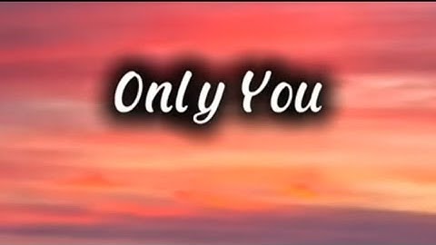 #Only you-Raya (Official lyrics video) 