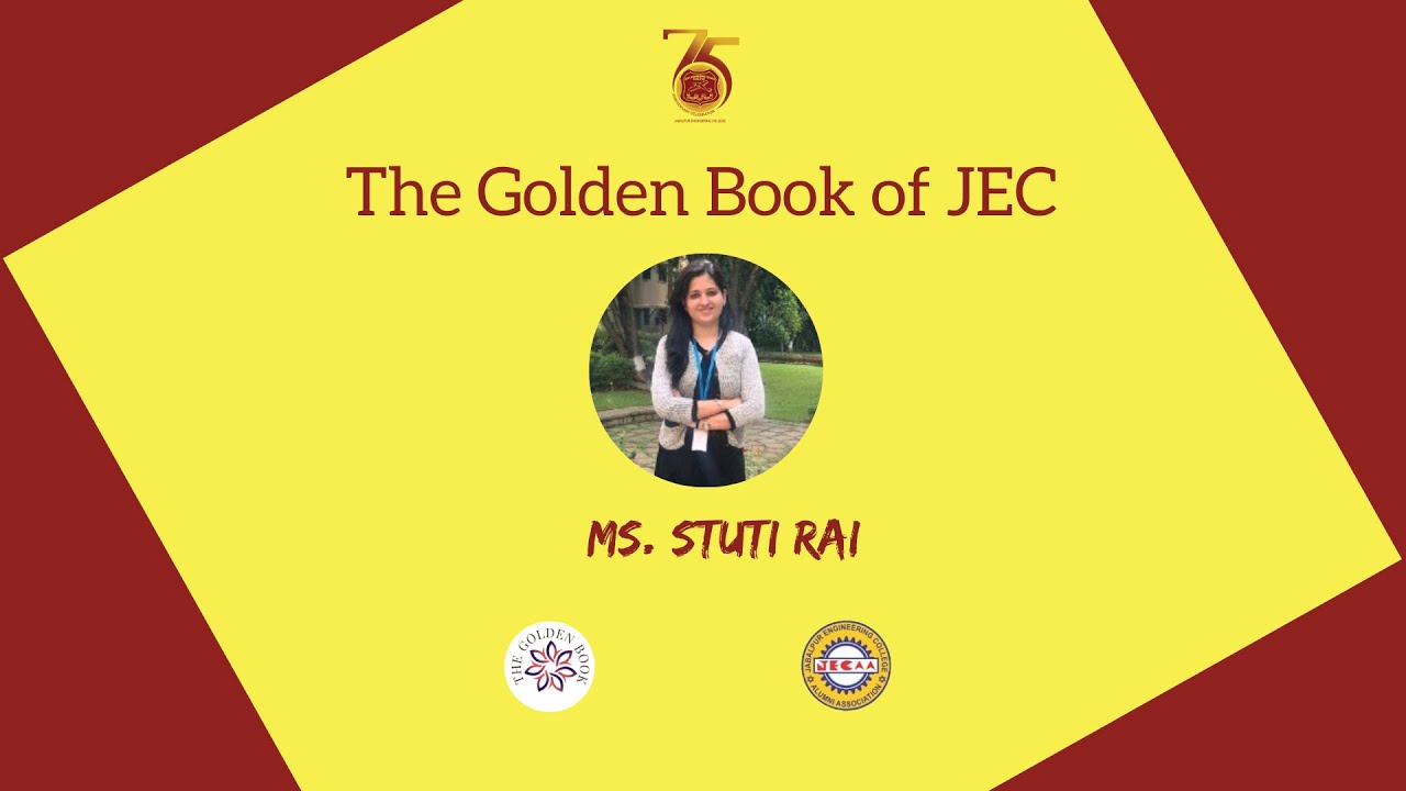 Stuti Rai | The Golden Book of JEC | JECAA