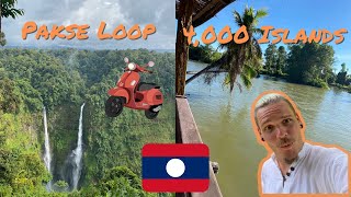 Pakse Loop AMAZING Waterfalls + Island Chillin' on Don Det 🇱🇦 Laos Solo Backpacker Vlog