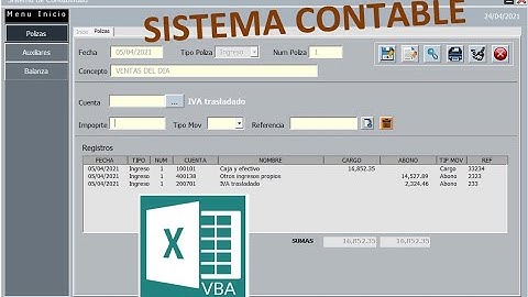 01.✅SISTEMA CONTABLE - DESARROLLE SU PROPIO SISTEMA CONTABLE EN EXCEL VBA.