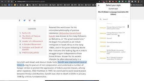 How to Use MyBib Chrome Extension to make EASY works cited pages and in-text citations.