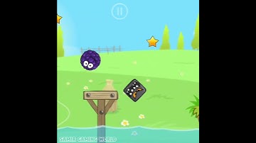 Red Ball 4 Blueberry Ball Push square in water