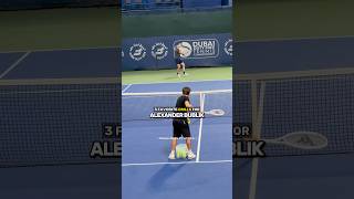 Train like Alexander Bublik 🎾 3 Drills from Bublik’s Practice Session! 🤌🏼 #tennis #tennisplayer Wealth