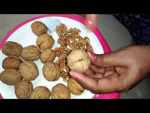 Easy way to open walnut shell.(walnut method)|How to open walnut