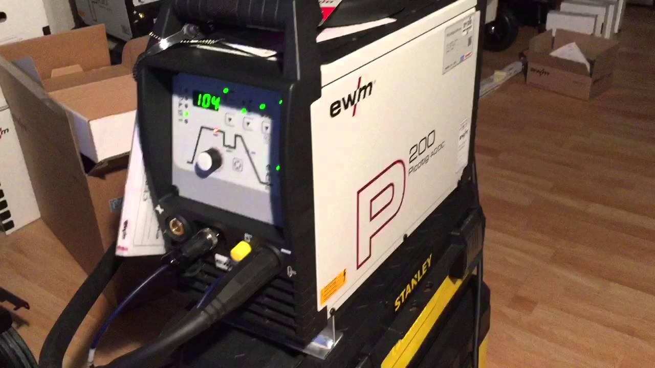 Ewm Picotig 200 Ac Dc Puls Bedienungsanleitung ewm Picotig 200 AC DC Puls Schweißgerät WIG Inverter NEU - YouTube
