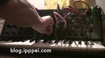 Korg MS-20 a simple techno loop 5 #korgms20