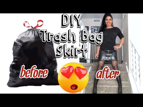 Video: How To Make A Skirt Out Of Trash Bags