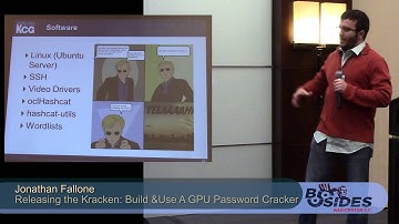BSides DC 2014 - Releasing the Kracken: Build and Using A GPU Password Cracker