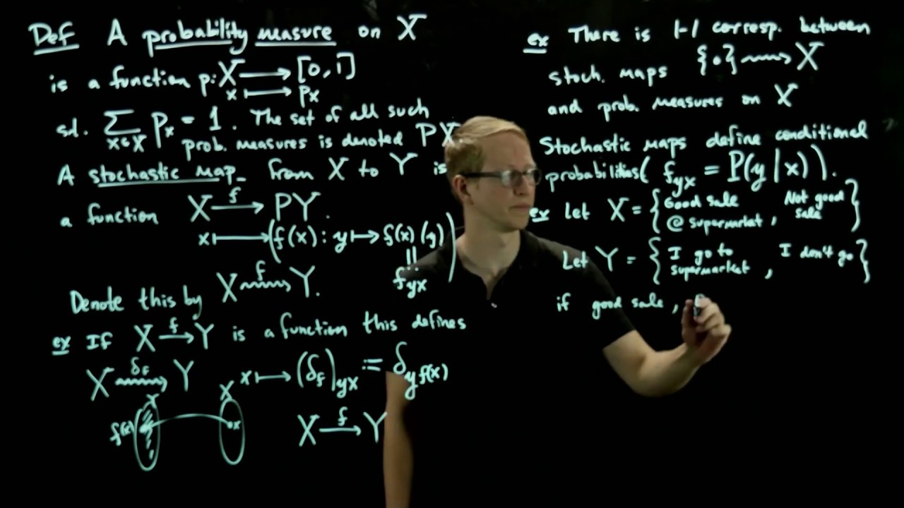 Stochastic maps - 01 - Conditional probabilities Stochastic maps - 01 - Conditional probabilities