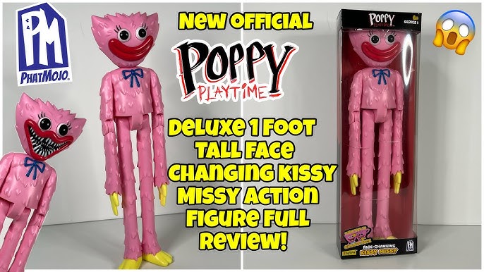 Poppy Playtime - Huggy Wuggy Deluxe Face-Changing Action Figure (12 Tall,  Series 1) [Officially Licensed] 