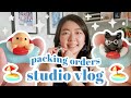  miniature clay studio vlog  summer shop update  packing orders  yeppentube 