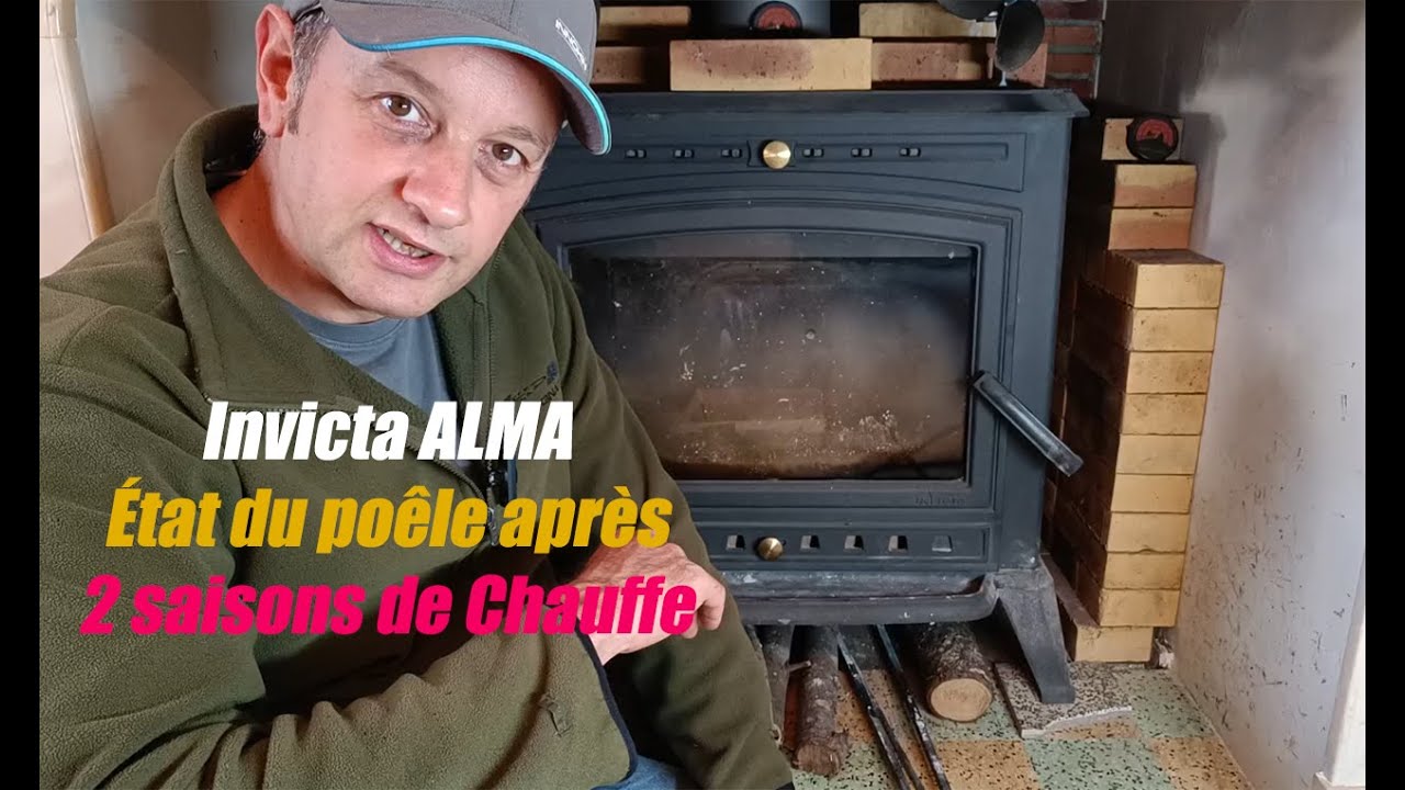 Poêle à Bois: INVICTA ALMA après 2 saisons de chauffe - YouTube