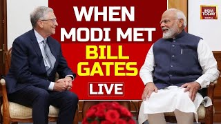 PM Modi LIVE With Bill Gates | PM Modi LIVE | Bill Gates LIVE | PM Modi-Bill Gates Interview LIVE