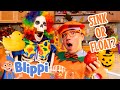 🍭 Can Blippi & Sammy Survive the Candy Floor is Lava? 🎃 Sink or Float Halloween Fun!