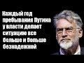 Артемий Троицкий: Каждый год пребывания Путина у власти делает ситуацию все более безнадежной