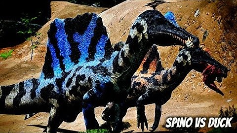 Path of Titans Spino vs Duck 1v1