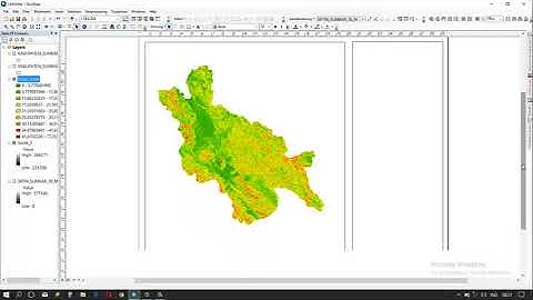 Tutorial pembuatan peta Slope/lereng di arcgis 10.2