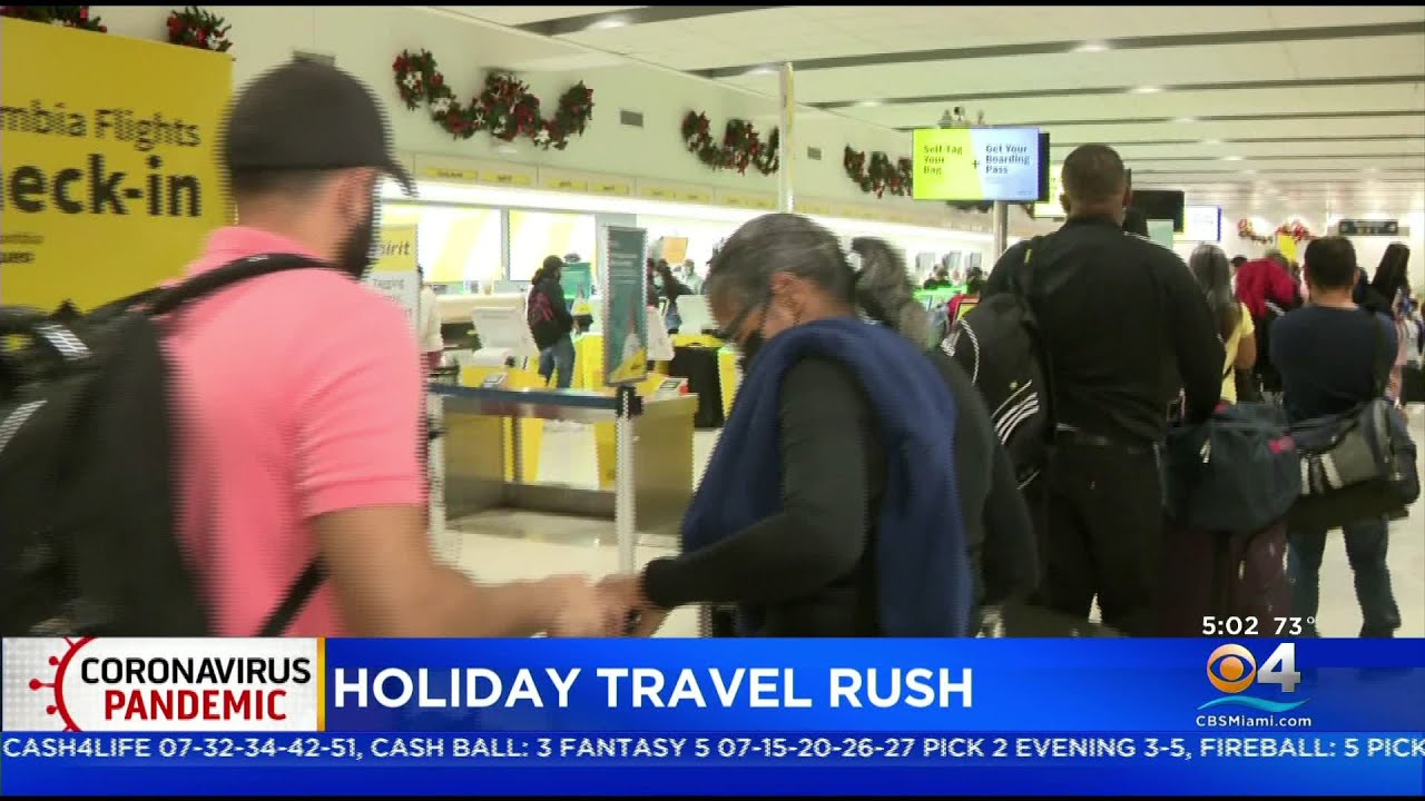 Despite COVID Surge, Holiday Travel Is Busy