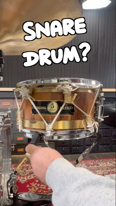 Is This The Weirdest Snare Drum Ever?