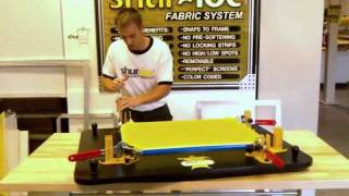 Stretch a Newman Roller Frame in 2 Minutes!