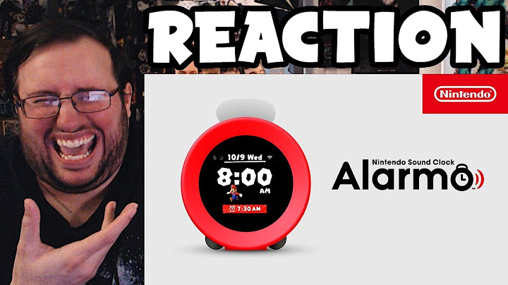 Gor's "Nintendo Sound Clock: Alarmo Announcement Trailer" REACTION