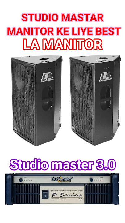 STUDIO MASTER 3.0 AMPLIFIER PRICE।।LA MONITOR PRICE।।#original #dj sound system #shortvideo